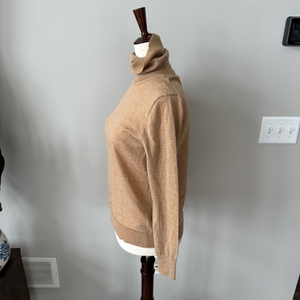 J. Crew Margot turtleneck sweater - 100% Wool - Tan - Picture 4 of 8